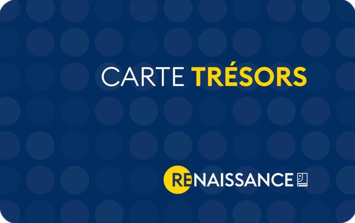 Carte Trésors Renaissance Programme Privilège Renaissance