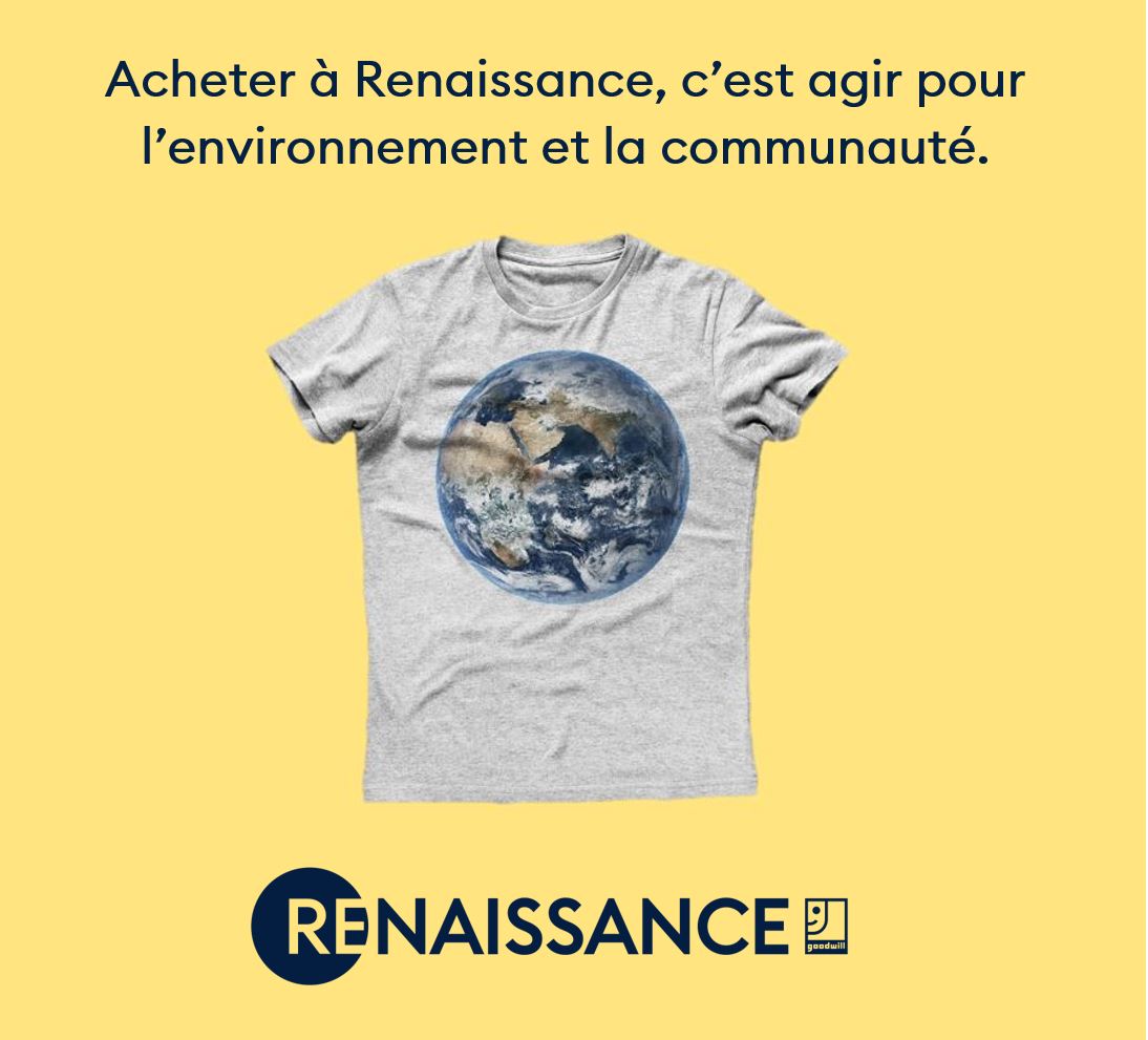 Acheter chez Renaissance, c'est agir pour l'environnement et la communauté