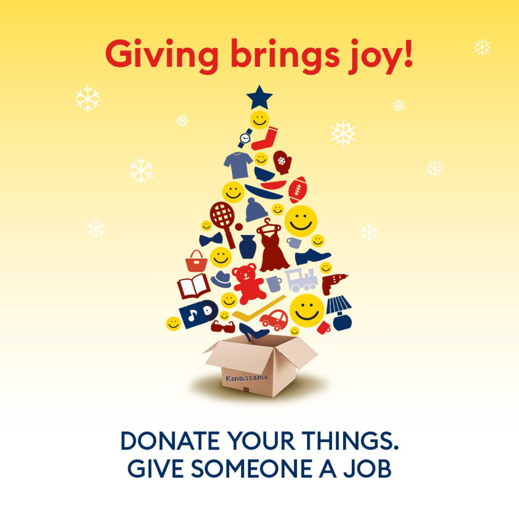 Be a Santa Claus or Mrs. Claus for our last donation drive of the year!