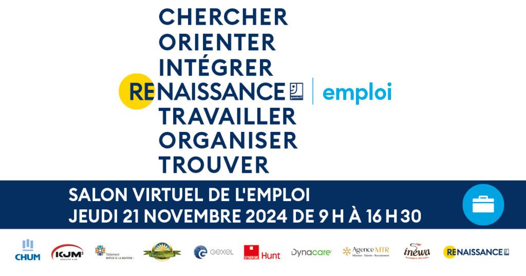 Participez au Salon virtuel de l’emploi!