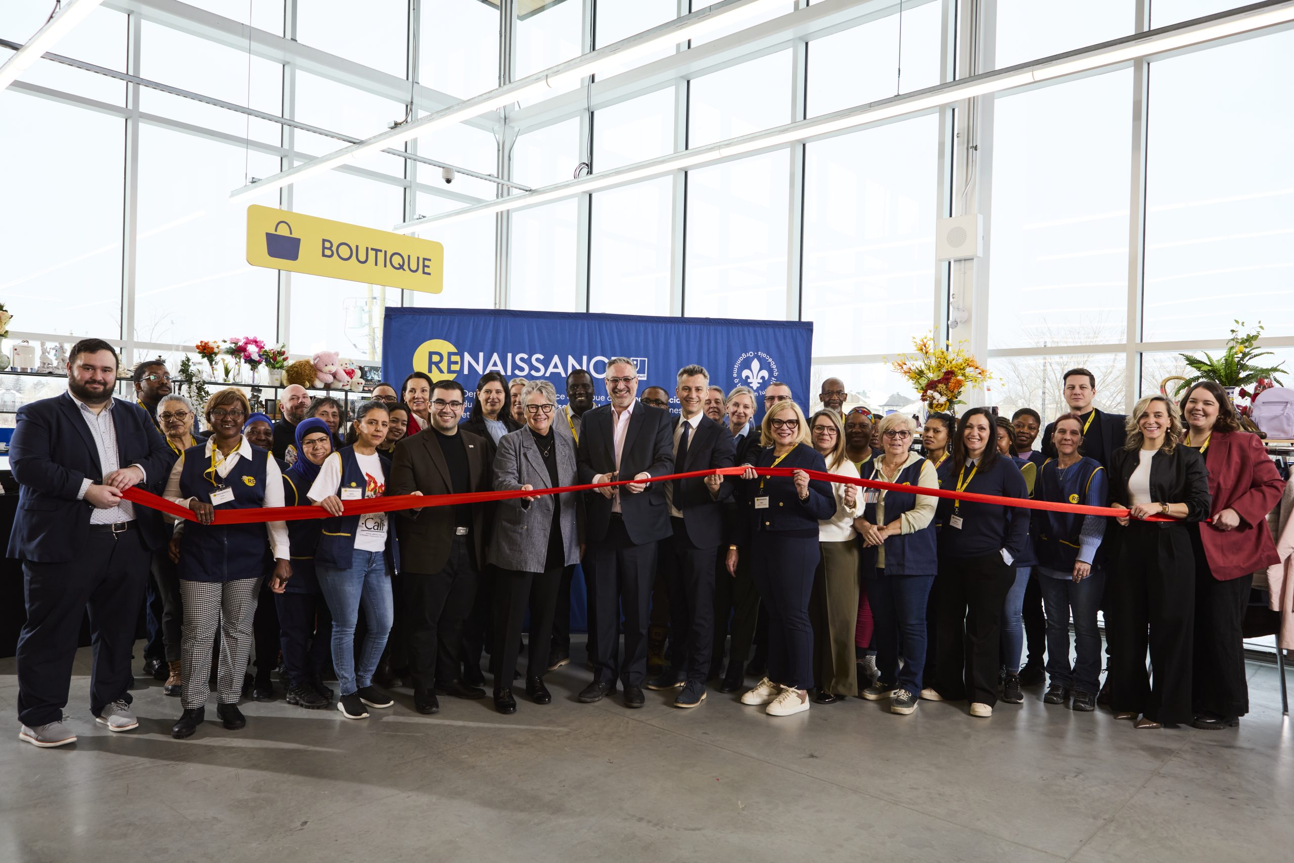 <br><br> <br><br> <br><br> <br> L'inauguration de la 25ᵉ Fripe au Centre d'Impact <br> Maurice-Duplessis!